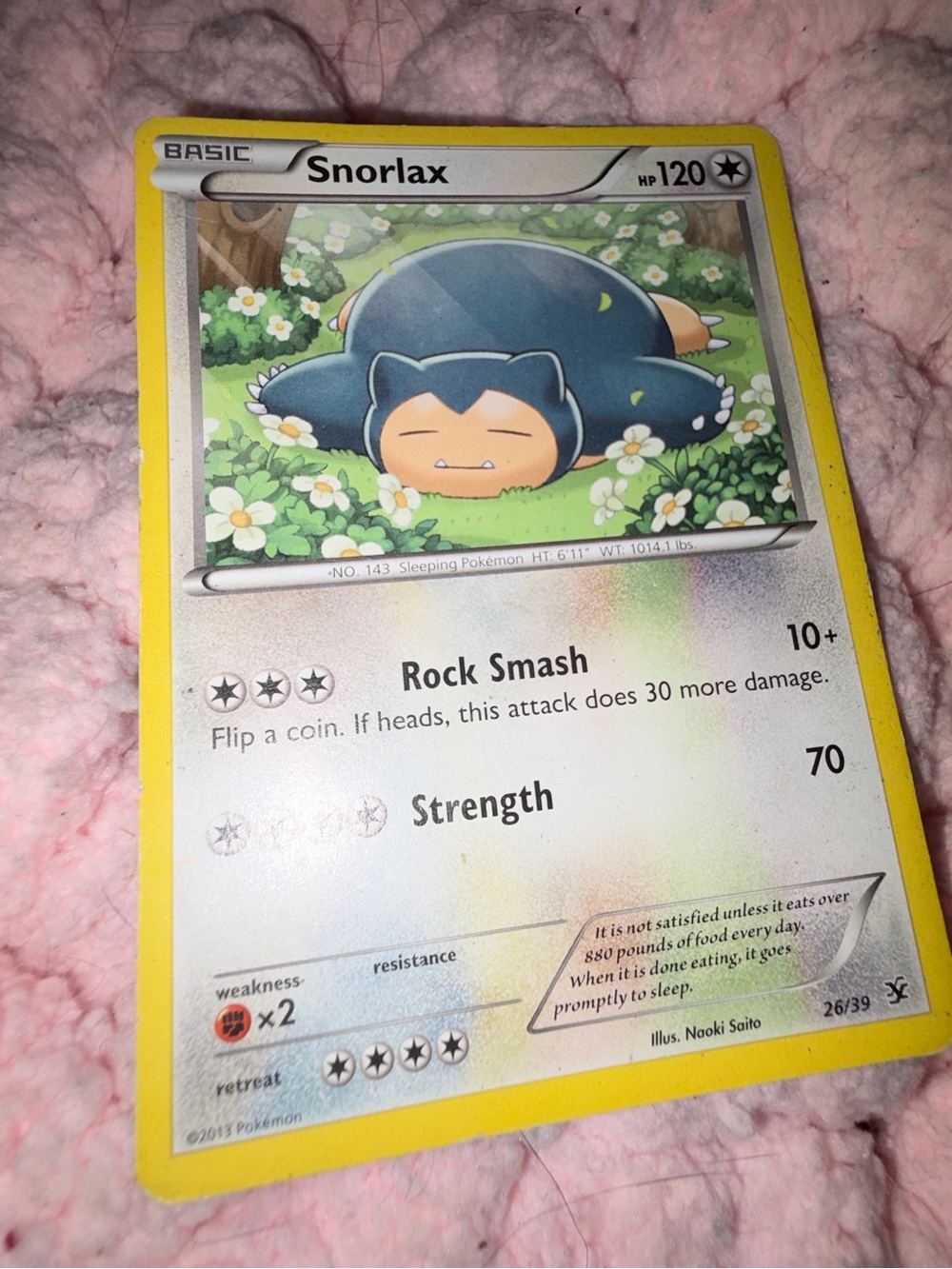 Snorlax - kalos starter set - MP/HP